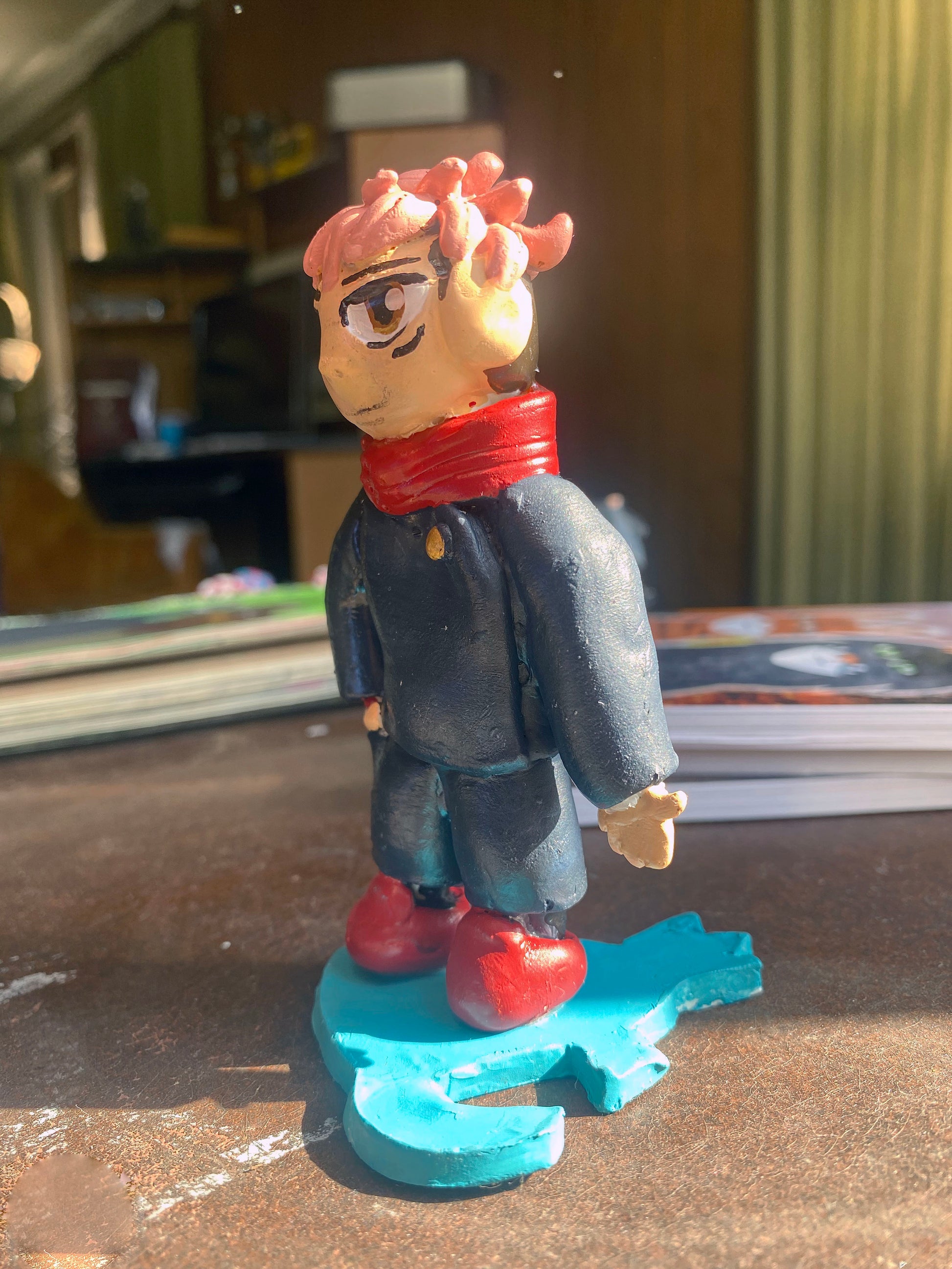 Yuji Itadori Jujutsu Kaisen Inspired figurine Anime Lover Gift