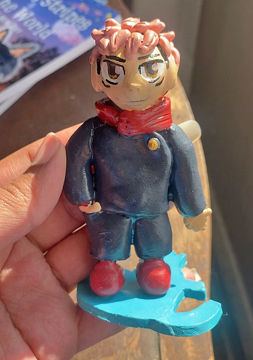 Yuji Itadori Jujutsu Kaisen Inspired figurine Anime Lover Gift